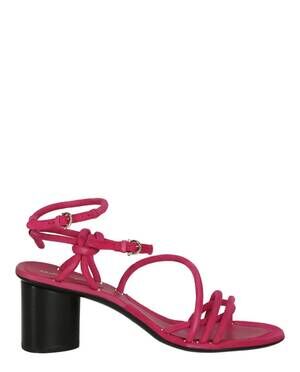 NEW SALVATORE FERRAGAMO women's augusta 60 suede sandals in pink